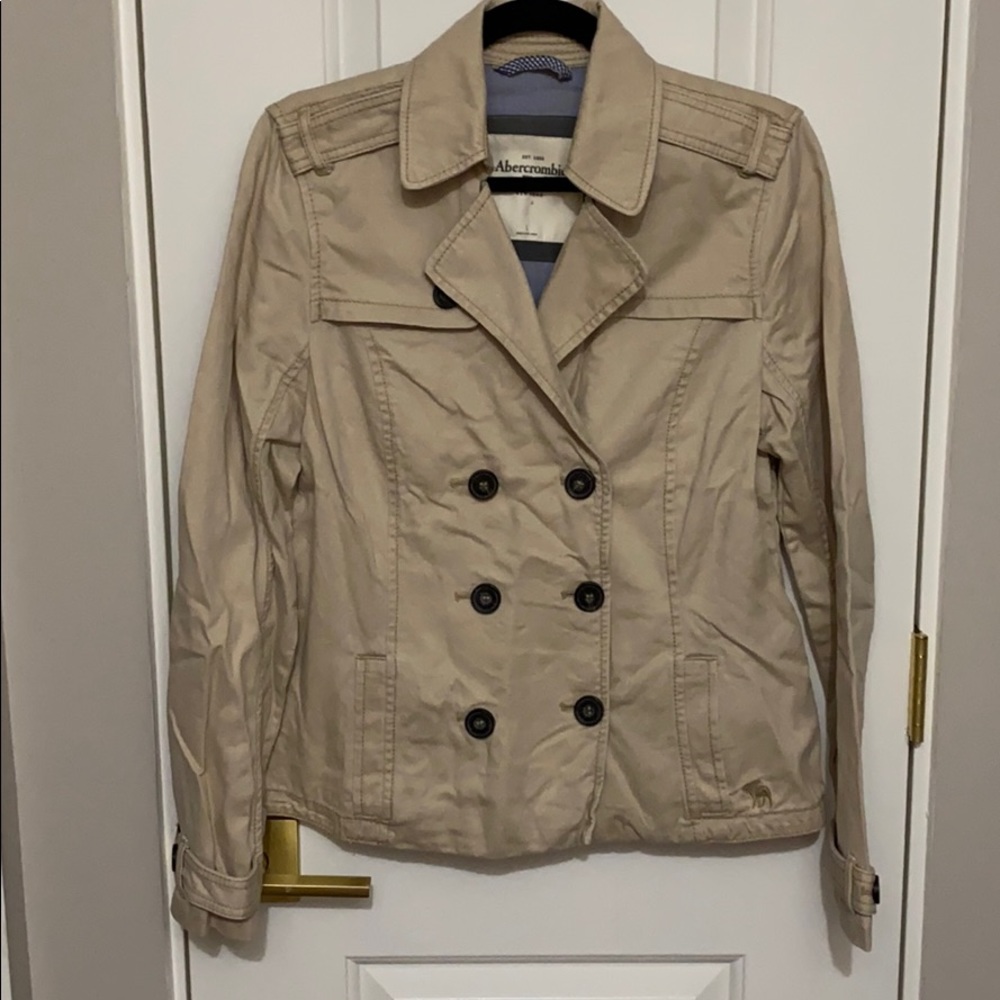 Khaki Cotton Lightweight Coat
